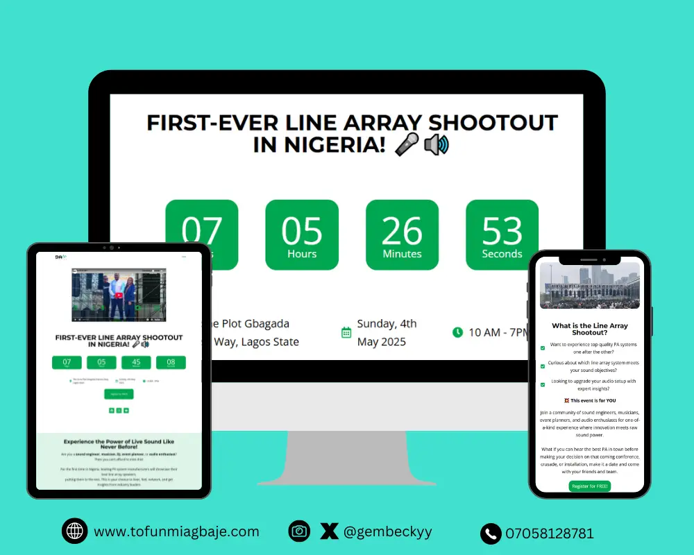 mock up for daw studio